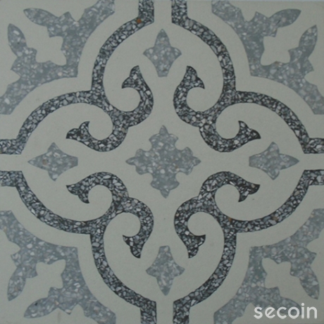 Bông Terrazzo TE2-402 (S800; S834; S7005; đá trắng)